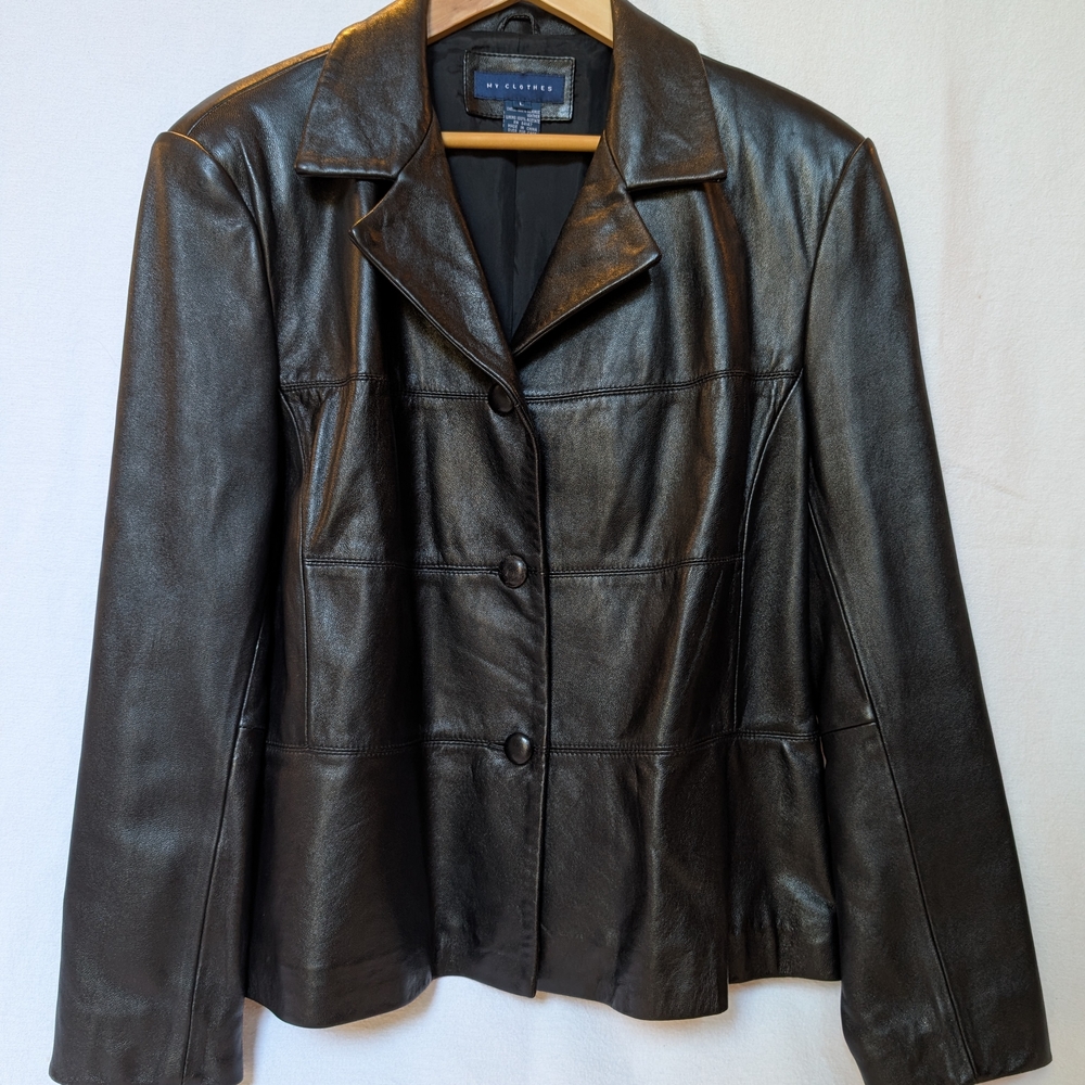 Black Genuine Leather, Butter-Soft Jacket